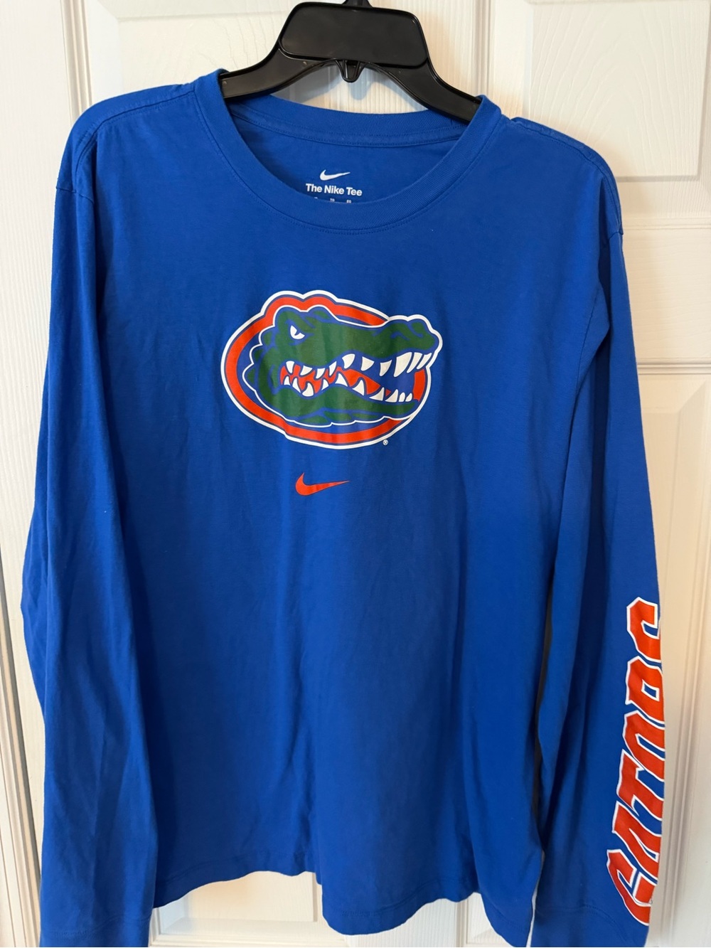 Nike Royal Blue Graphic Long Sleeve Tee